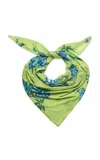 Magda Butrym Printed Scarf In Green