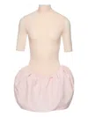 Magda Butrym Puff-detail Mini Dress In Pink