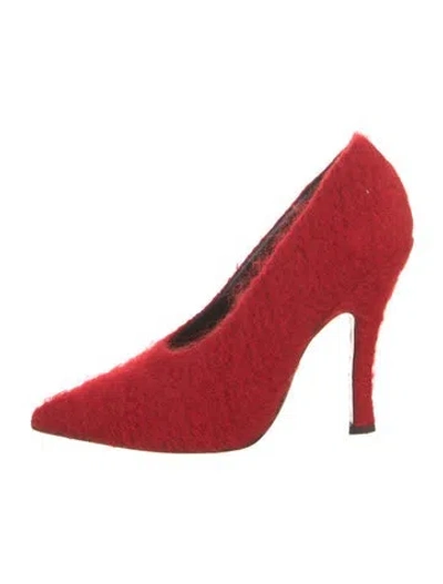 Pre-owned Magda Butrym Pumps In Red