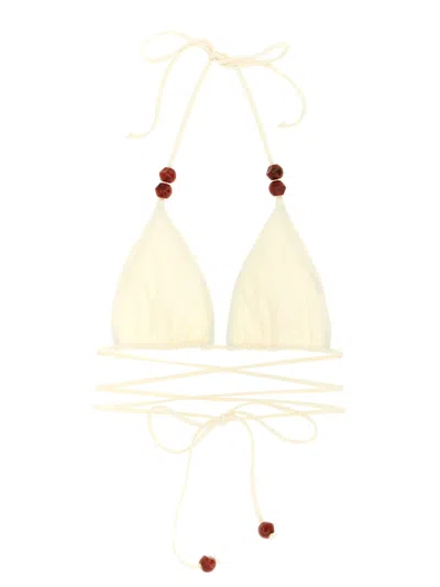 Magda Butrym Re 26 Bikini Top In Neutral
