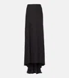 Magda Butrym Asymmetric Maxi Skirt In Black
