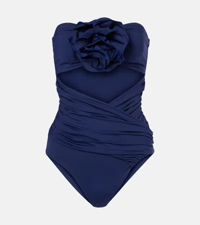 Magda Butrym Re25 Swimsuit In Navy