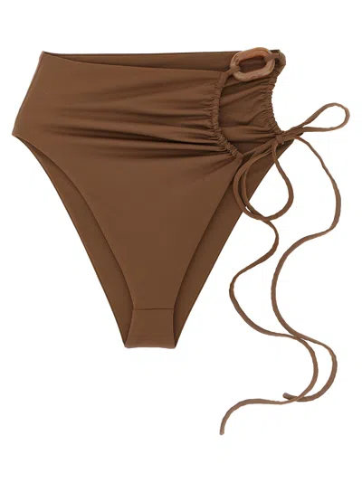 Magda Butrym 're26' Bikini Briefs In Brown