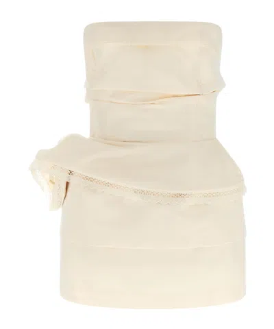 MAGDA BUTRYM MAGDA BUTRYM RE26 DRAPED OFF-SHOULDER MINI DRESS