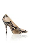 Magda Butrym Re26 Pumps Beige Snake Leather In White