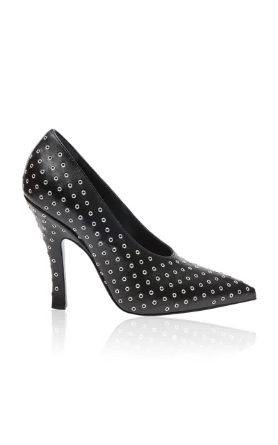 Magda Butrym Re26 Pumps Black Leather With Studs