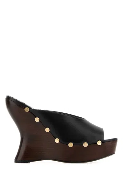 Magda Butrym Re26wedgesandalstwokolorleather In Multi