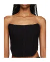 Magda Butrym Rear Zipper Wipes The Chest In Black