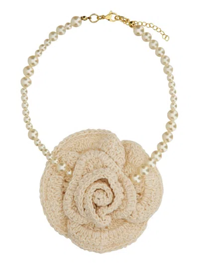 Magda Butrym Refined Silver Necklace With Design