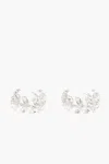 Magda Butrym Rhinestoned Hoop Earrings