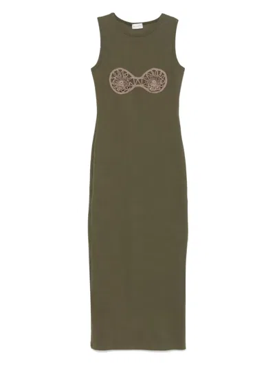 Magda Butrym Ribbed Midi Dress