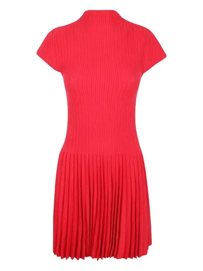 MAGDA BUTRYM RIBBED PLEATED DRESS