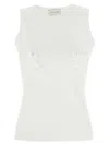 Magda Butrym T-shirt Crochet Bra In White