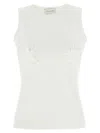 Magda Butrym T-shirt Crochet Bra In White