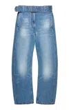 Magda Butrym Rigid Straight-leg Jeans In Blue