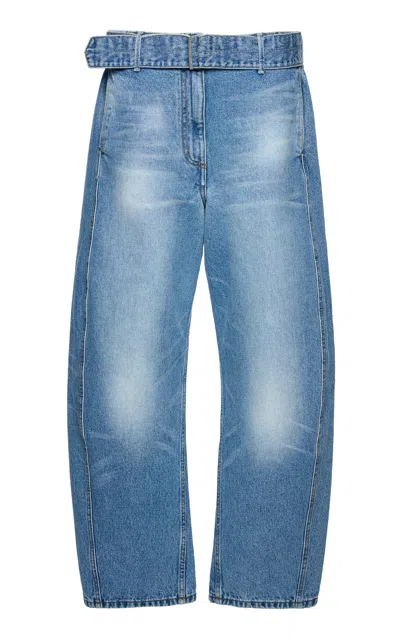 Magda Butrym Rigid Straight-leg Jeans In Blue