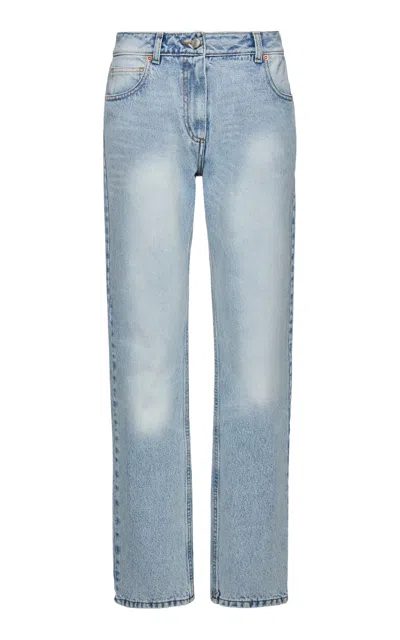 Magda Butrym Rigid Straight-leg Jeans In Blue