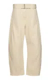 Magda Butrym Rigid Wide-leg Beige Jeans In Neutral