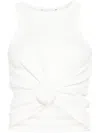 MAGDA BUTRYM ROSE-APPLIQUÉ TANK TOP
