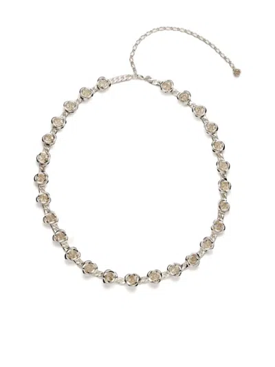 Magda Butrym Elegant Jewelry Belt For Women In Silver