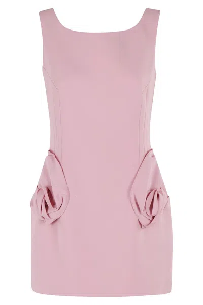 MAGDA BUTRYM ROSE HIP MINI DRESS