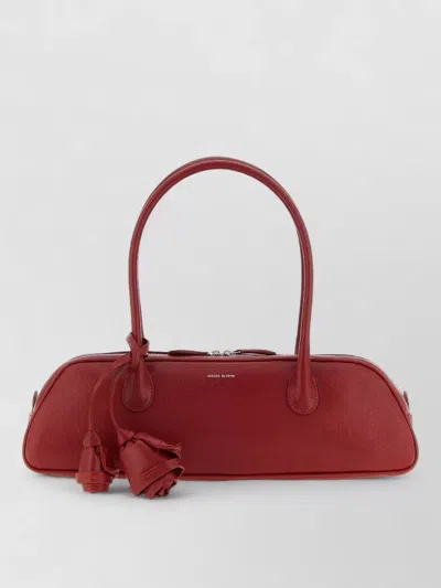 Magda Butrym Rose Leather Shoulder Bag In Red