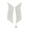 Magda Butrym Women's Cyrstal Wave Earrings In White