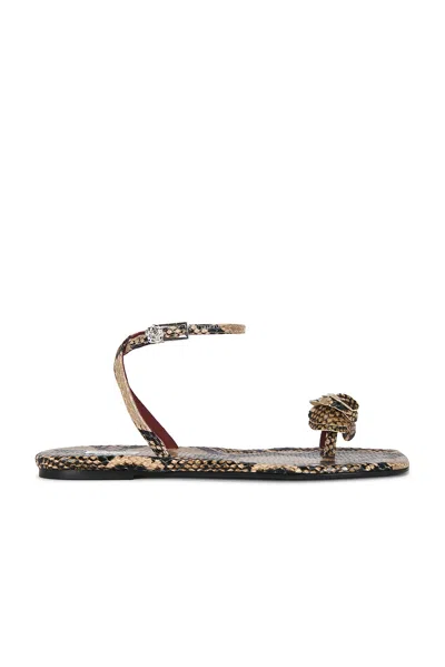 Magda Butrym Rose Sandal In Brown