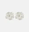Magda Butrym Rose Silver Earrings In Silver