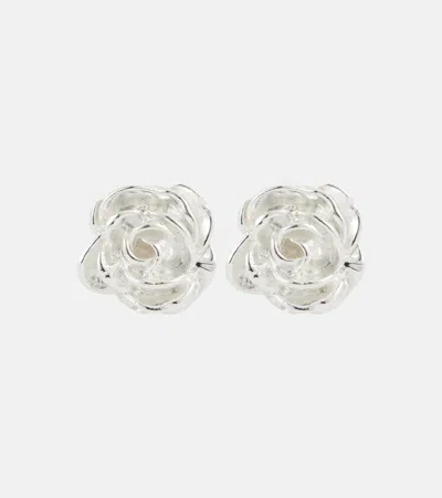 Magda Butrym Rose Silver Earrings