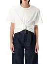 Magda Butrym Tshirt 02 Topwear In Beige Cellulose In Beige