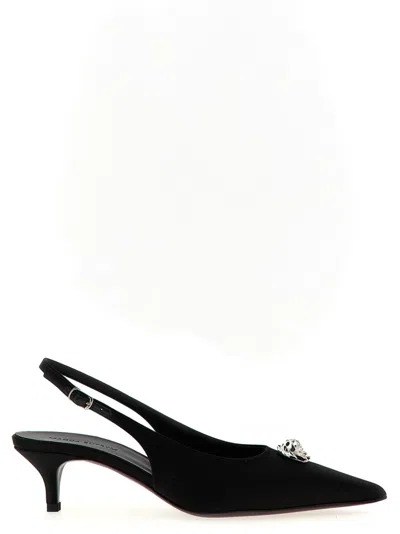 Magda Butrym Rosetta Slingback In Black