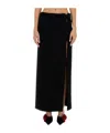 Magda Butrym Long Skirt In Black
