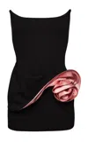 Magda Butrym Strapless Mini Dress In Black