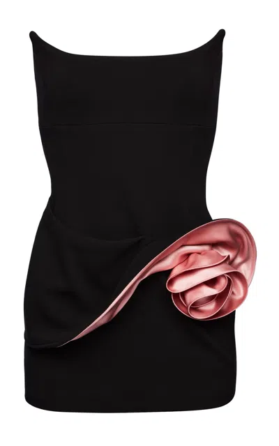 MAGDA BUTRYM ROSETTE-DETAILED MINI DRESS
