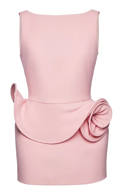 MAGDA BUTRYM ROSETTE MINI DRESS