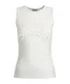 Magda Butrym T-shirt Crochet Bra In White