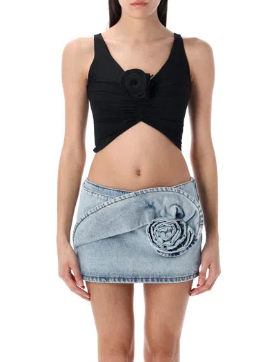 MAGDA BUTRYM MAGDA BUTRYM RUCHED FLOWER TOP