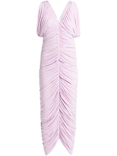 Magda Butrym Maxikleid Mit V-ausschnitt In Pink
