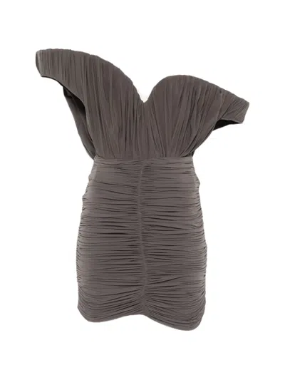 Magda Butrym Asymmetrical Dress In Gray