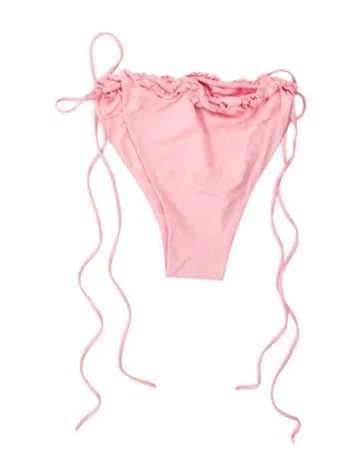 Pre-owned Magda Butrym Ruffle Embellishment Bottoms W/ Tags In Pink