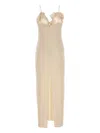 Magda Butrym Ruffled 29 Maxi Dress In Gold
