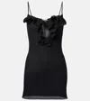 Magda Butrym Ruffled Sheer Minidress