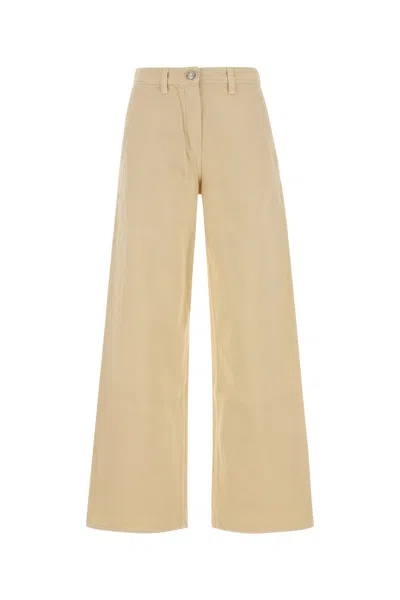 Magda Butrym Sand Denim Jeans In Neutral