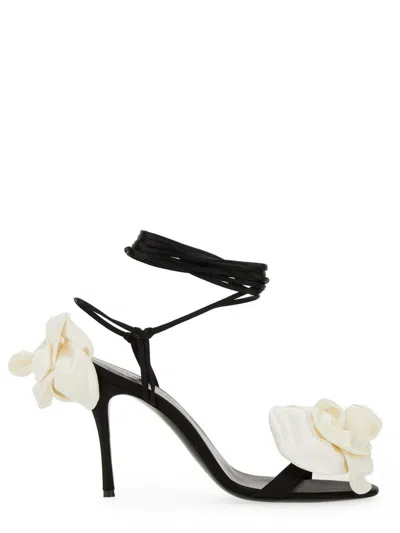 MAGDA BUTRYM MAGDA BUTRYM SANDAL WITH TWO FLOWERS