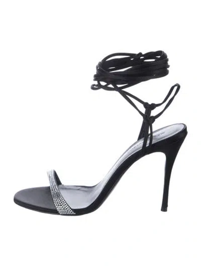 Pre-owned Magda Butrym Sandals In Black
