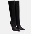 Magda Butrym Satin Knee-high Boots In Black