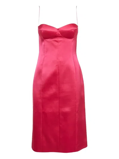 Pre-owned Magda Butrym Satin Midi Dress