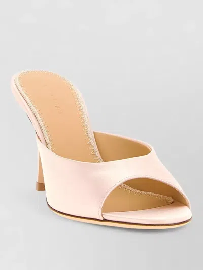 Magda Butrym Satin Mules Open Toe Stiletto Heel