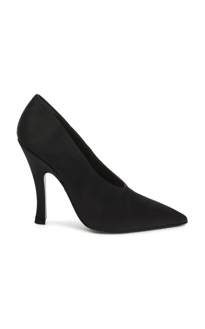 Magda Butrym Satin Pumps In Black